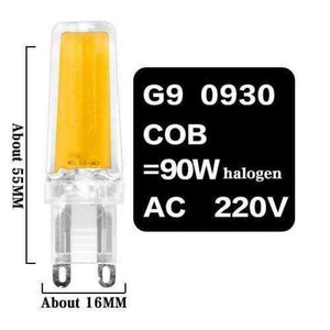 Planet Gates G9 0930 COB 9W 220V / No / Warm White G4 G9 E14 Led Lamp Bulb Dimming Lighting AC DC 12V 220V 3W 6W 9W COB SMD Replace Halogen Lights Spotlight Bombillas Chandelier