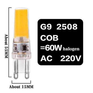 Planet Gates G9 2508 COB 6W 220V / No / Warm White G4 G9 E14 Led Lamp Bulb Dimming Lighting AC DC 12V 220V 3W 6W 9W COB SMD Replace Halogen Lights Spotlight Bombillas Chandelier