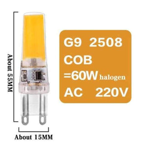 Planet Gates G9 2508 COB 6W 220V / No / Warm White Led G4 G9 E14 Lamp Bulb Dimming Lighting AC DC 12V 220V 3W 6W 9W COB SMD Replace Halogen Lights Spotlight Bombillas Chandelier