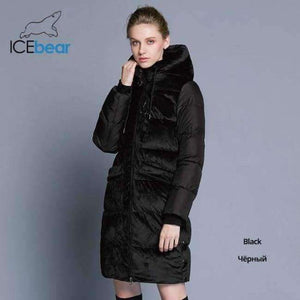 Planet Gates G901 black / 44 / China 2018 New high quality winter velvet jacket thick warm women's parka clothing fashion casual women's brand coat GWD18080