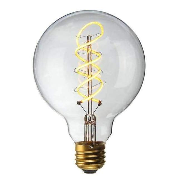 Planet Gates G95 / 110V Vintage Edison žárovka LED světlo E27 4W stmívatelná průmyslová vláknová LED lampa Retro skleněná sváteční světla Dekorační lustrové osvětlení