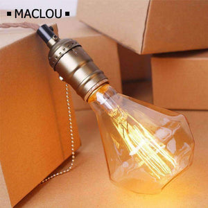 Planet Gates G95 Edison Diamond Ampoule Vintage žárovka E27 220V Edisonova žárovka 40W Lampada Závěsná světla Žárovka Dekorační Retro lampa