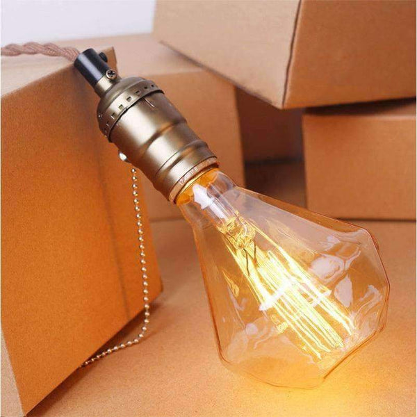 Planet Gates G95 Edison Diamond Ampoule Vintage žárovka E27 220V Edisonova žárovka 40W Lampada Závěsná světla Žárovka Dekorační Retro lampa