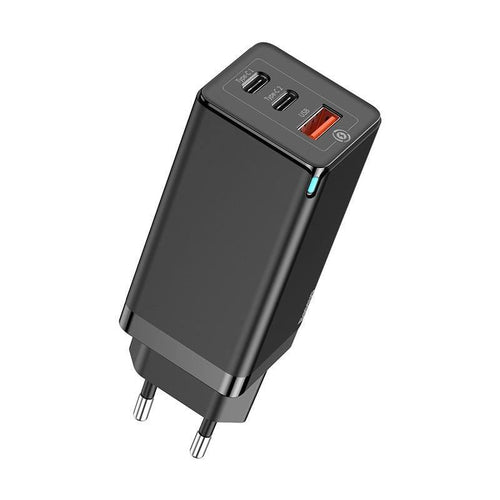 Baseus 65W GaN Charger Quick Charge 4.0 3.0 Type C PD Fast Charger 3 Port USB Charger with QC 4.0 3.0 Portable Phone Charger