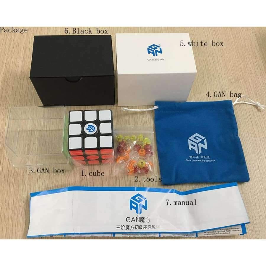 Planet Gates Gan356 Air 5.6cm 3x3x3 Speedcube Master Edition Magic Cube Gans Puzzle Black Cubo Magico For WCA Toys For Childdren