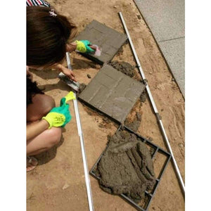 Planet Gates Garden decorated paving plastic mold for garden path DIY Stone / paving mold/pathmate shovel moldes para concreto