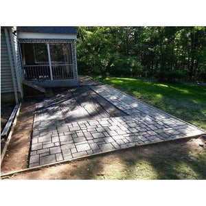 Planet Gates Garden paving plastic concrete mold  45*40