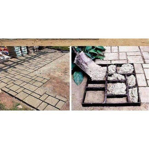Planet Gates Garden paving plastic concrete mold  45*40