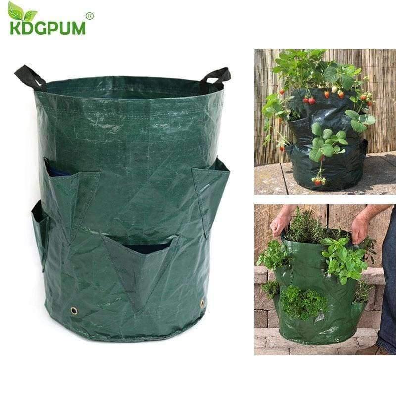 Planet Gates Garden Plants Grow Bag Jardin Gardening Greenhouse PE Planting Bags Strawberry Container Bag Potato Planter Pots Garden Supplies