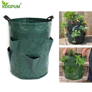 Planet Gates Garden Plants Grow Bag Jardin Gardening Greenhouse PE Planting Bags Strawberry Container Bag Potato Planter Pots Garden Supplies
