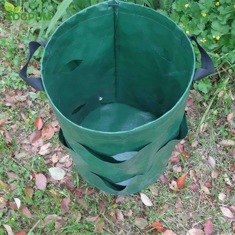 Planet Gates Garden Plants Grow Bag Jardin Gardening Greenhouse PE Planting Bags Strawberry Container Bag Potato Planter Pots Garden Supplies