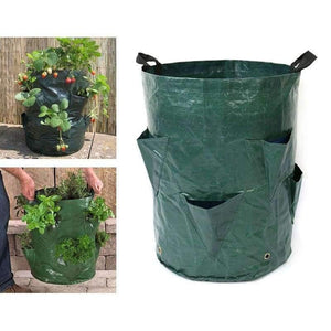 Planet Gates Garden Plants Grow Bag Jardin Gardening Greenhouse PE Planting Bags Strawberry Container Bag Potato Planter Pots Garden Supplies