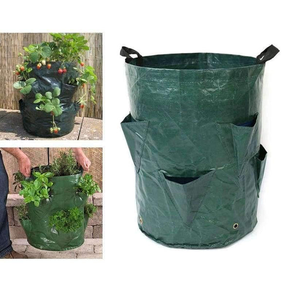 Planet Gates Garden Plants Grow Bag Jardin Gardening Greenhouse PE Planting Bags Strawberry Container Bag Potato Planter Pots Garden Supplies