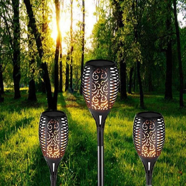 Planet Gates Garden Supplies 72led-1PC Garden Decoration Solar powered LED Flame Lamp 72/96LEDs Lawn Flame Flickering Torch Light Outdoor Solar LED Fire Light Supplies