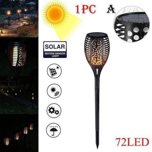 Planet Gates Garden Supplies 72led-1PC Garden Decoration Solar powered LED Flame Lamp 72/96LEDs Lawn Flame Flickering Torch Light Outdoor Solar LED Fire Light Supplies