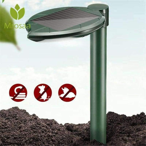 Planet Gates Garden Supplies  Pest Control Products Solar Power Acoustic Wave Vibration Animal Bird Snake Repeller Graden 200m