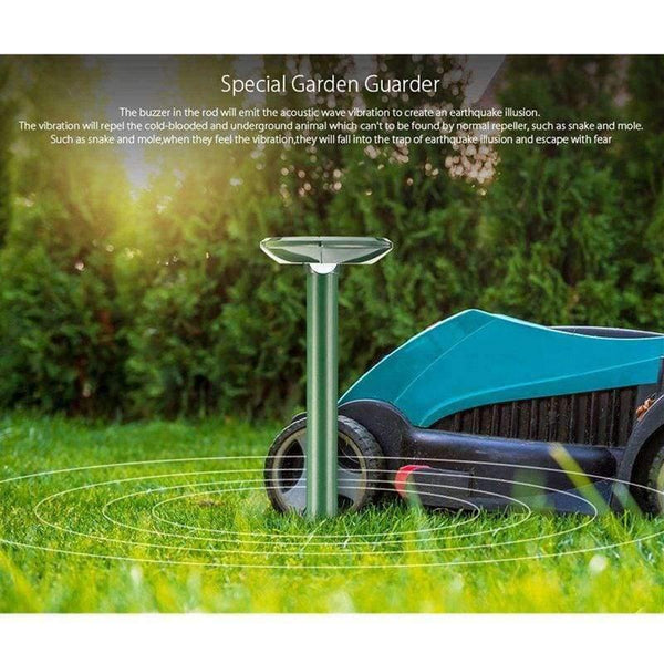 Planet Gates Garden Supplies  Pest Control Products Solar Power Acoustic Wave Vibration Animal Bird Snake Repeller Graden 200m