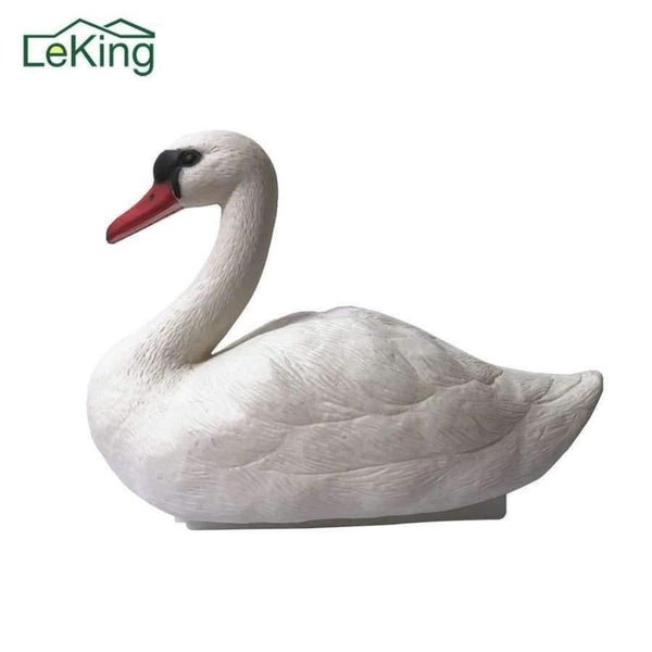 Planet Gates Garden Supplies Resin Realistic Imitation White Goose  Micro Landscape Gardening Supplies Home Garden Outdoor Patio Decoration