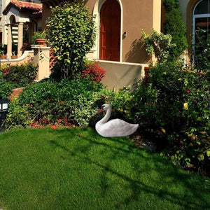 Planet Gates Garden Supplies Resin Realistic Imitation White Goose  Micro Landscape Gardening Supplies Home Garden Outdoor Patio Decoration