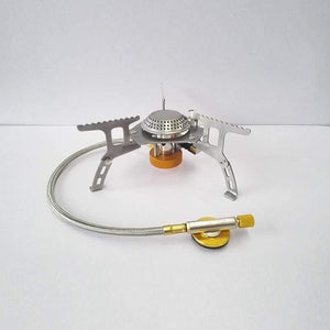 Planet Gates GAS STOVE 17*7cm Mini Camping Stoves Folding Outdoor Gas Stove Portable Furnace Cooking Picnic Split Stoves 3000W Cooker Burners