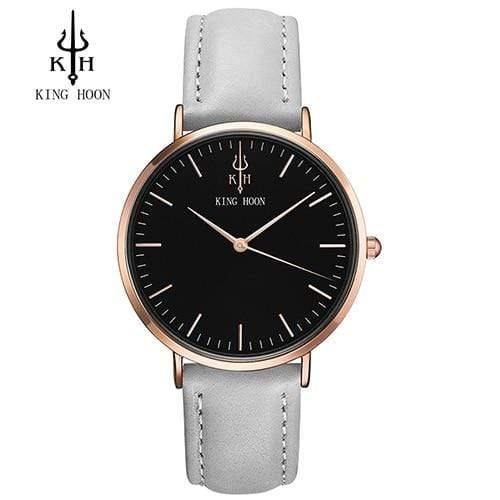 Planet Gates GAY ROSE BLACK Women Watch Ladies Ultra Thin Stainless Steel Band Quartz Wristwatch Fashion Female Clock Relogio