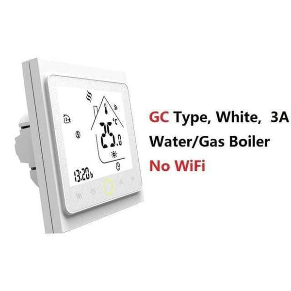 Planet Gates GC White (NO WiFi) AC95~240V WiFi Temperature Controller Electric Floor Heating Water/Gas Boiler Thermostat Works with Google Home Alexa