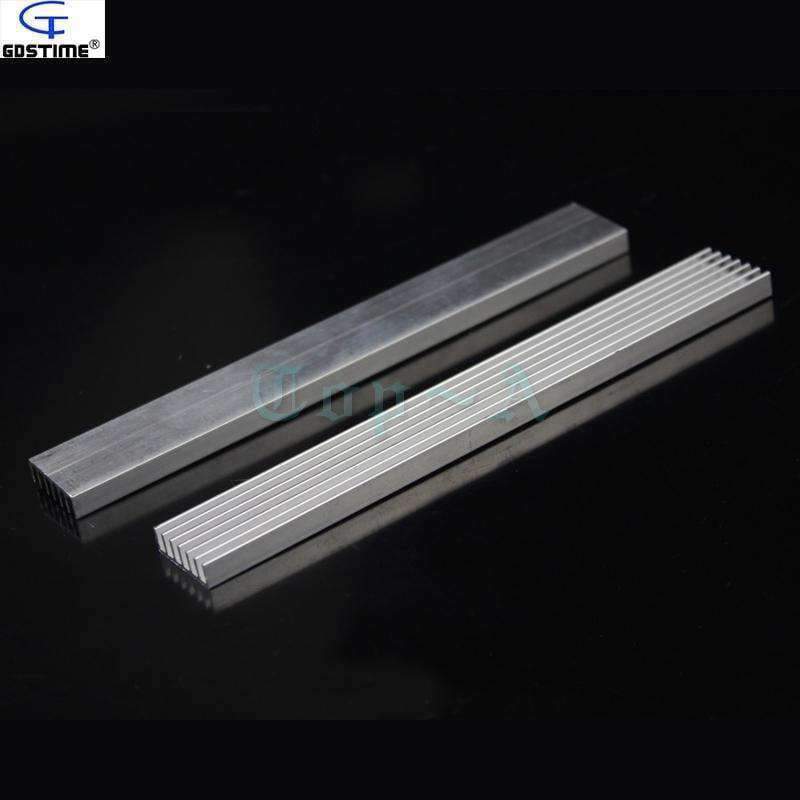 Planet Gates Gdstime 1 sztuka 150x20x5mm aluminiowy radiator routera radiatora chipa elektronicznego wentylator chłodzący 100mm x 20mm x 5mm