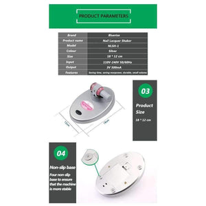 Planet Gates Gel Nail Polish Paint Shaker Nail Lacquer Manicure Machine Tools Use For Nails Art Glue Tattoo ink Remove The Precipitate