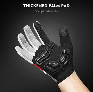 Planet Gates Gel Padded Cycling Gloves Full Finger Road Bicycle Outdoor Sports Skiing Gloves Men Women Racing Climbing MTB Bike Gloves