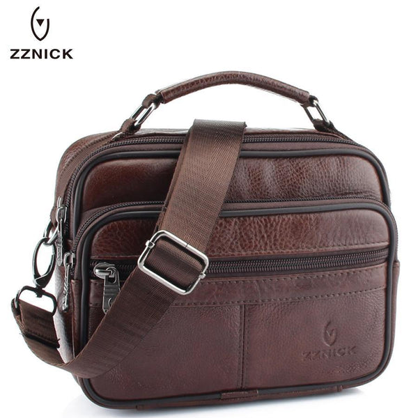 Planet Gates Genuine Cowhide Leather Shoulder Bag Small Messenger Bags Men Travel Crossbody Bag Handbags New Fashion Men Bag Flap