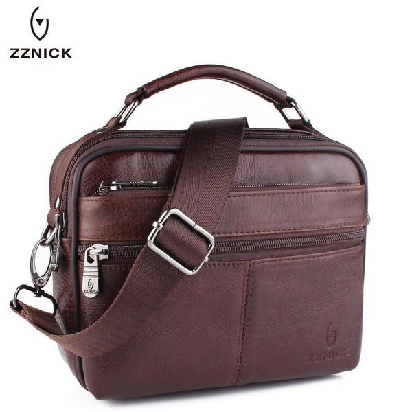 Planet Gates Genuine Cowhide Leather Shoulder Bag Small Messenger Bags Men Travel Crossbody Bag Handbags New Fashion Men Bag Flap