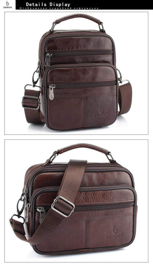 Planet Gates Genuine Cowhide Leather Shoulder Bag Small Messenger Bags Men Travel Crossbody Bag Handbags New Fashion Men Bag Flap