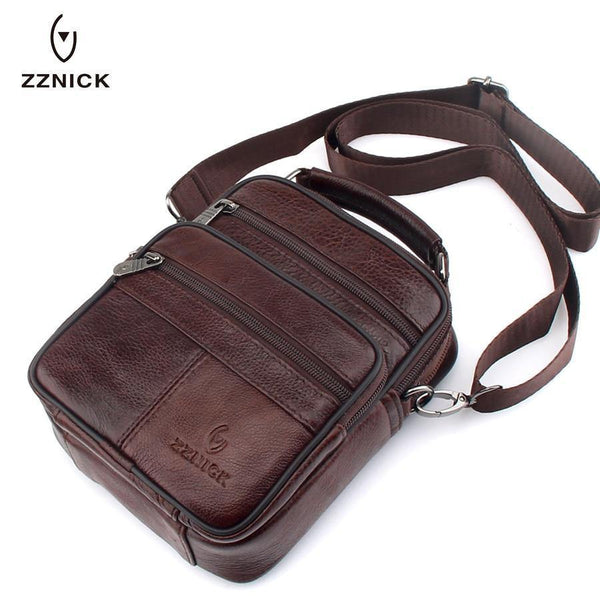 Planet Gates Genuine Cowhide Leather Shoulder Bag Small Messenger Bags Men Travel Crossbody Bag Handbags New Fashion Men Bag Flap