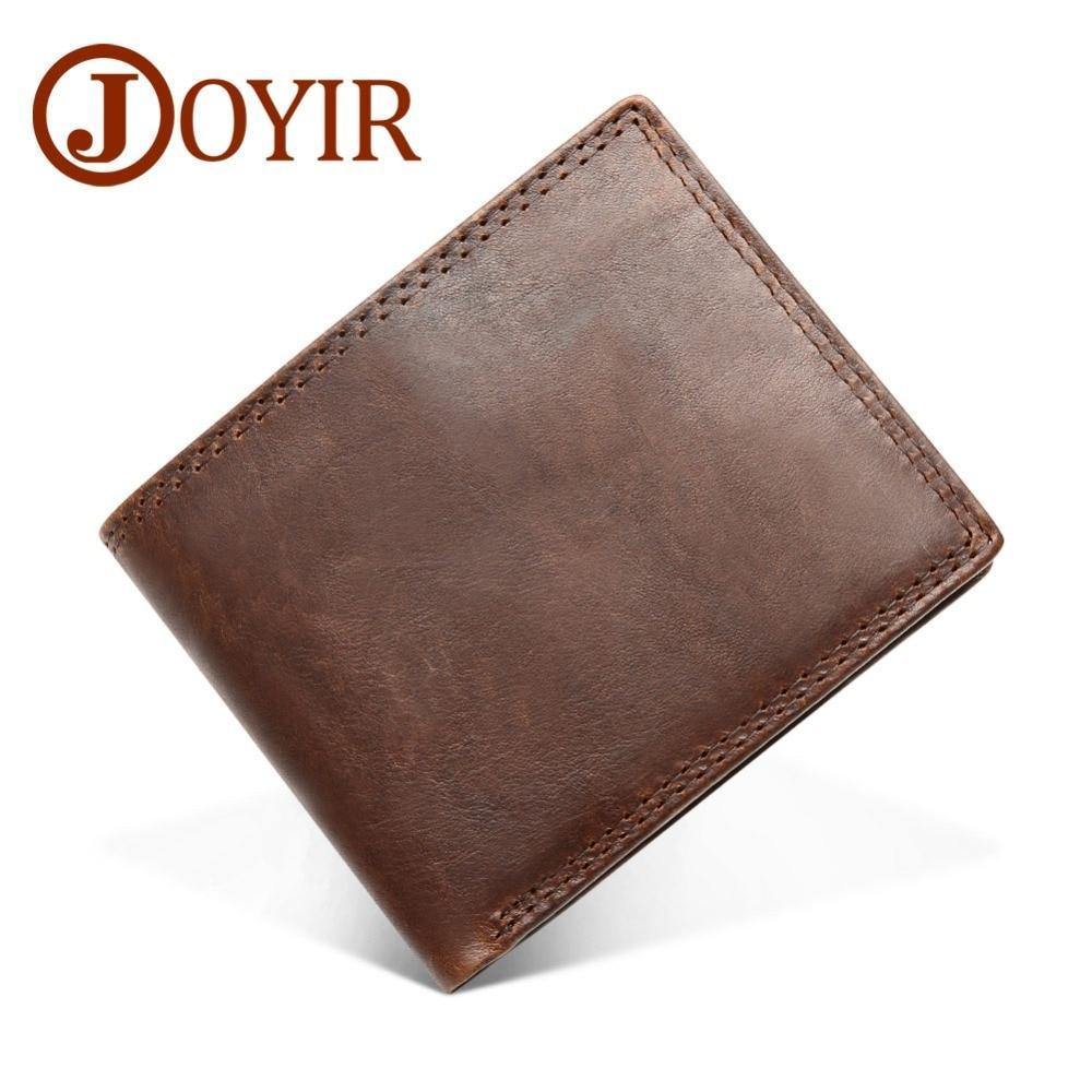 Planet Gates Genuine Crazy Horse Leather Men Wallets Vintage Trifold Wallet Zip Coin Pocket Purse Cowhide Leather Rfid Wallet For Men
