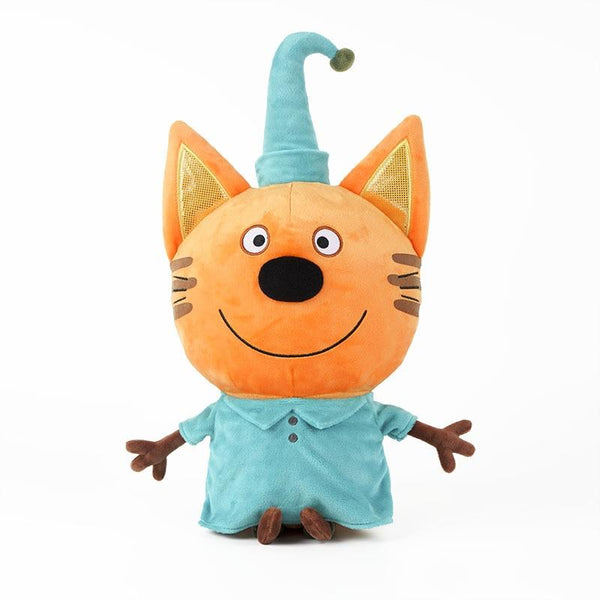 Planet Gates Genuine kid e cats Russian Три кота My Family Three Happy Cats Plush Doll Cookie Candy Pudding Happy Cat Doll Toy Children Gift