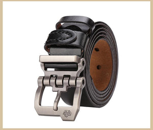 Planet Gates Genuine leather belt for men gift designer belts men's high quality Cowskin Personality buckle,Vintage jeans