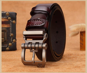 Planet Gates Genuine leather belt for men gift designer belts men's high quality Cowskin Personality buckle,Vintage jeans