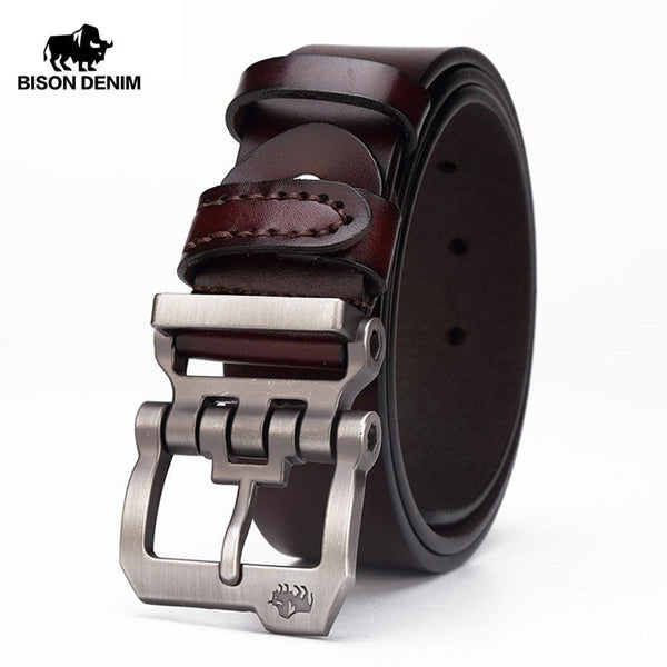 Planet Gates Genuine leather belt for men gift designer belts men's high quality Cowskin Personality buckle,Vintage jeans
