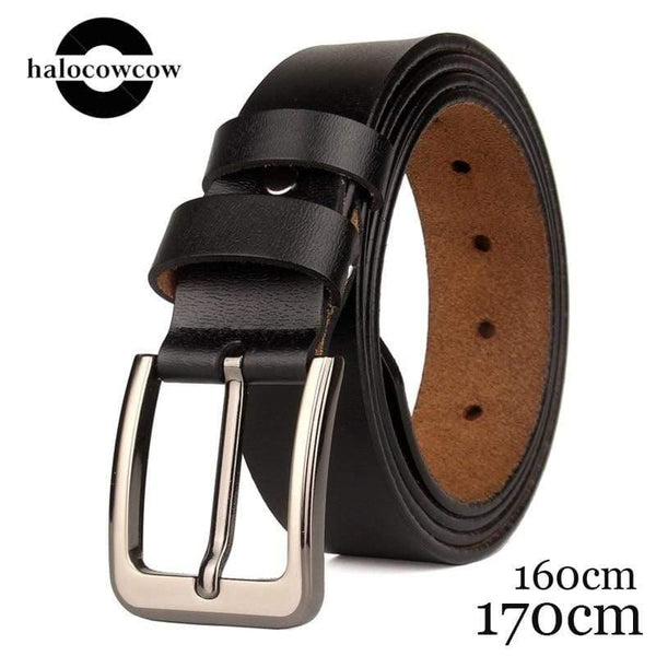 Genuine Leather Belts For Man Top Quality Male Casual Pin Buckle Belt Men Belt Leather Luxury Brand