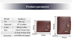 Planet Gates Genuine Leather Brand Men Wallets Design Short Small Wallets Male Mens Purses Card Holder Carteras