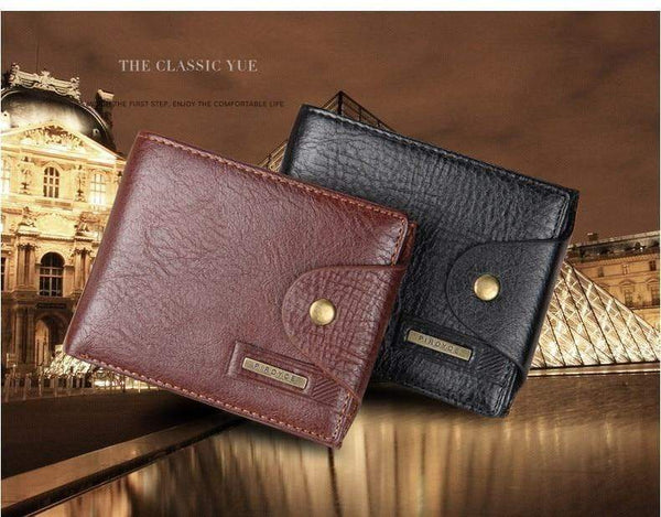 Planet Gates Genuine Leather Brand Men Wallets Design Short Small Wallets Male Mens Purses Card Holder Carteras