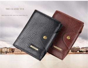 Planet Gates Genuine Leather Brand Men Wallets Design Short Small Wallets Male Mens Purses Card Holder Carteras
