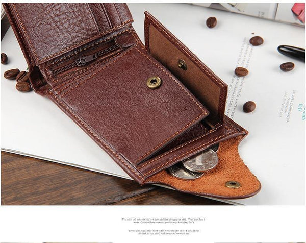 Planet Gates Genuine Leather Brand Men Wallets Design Short Small Wallets Male Mens Purses Card Holder Carteras