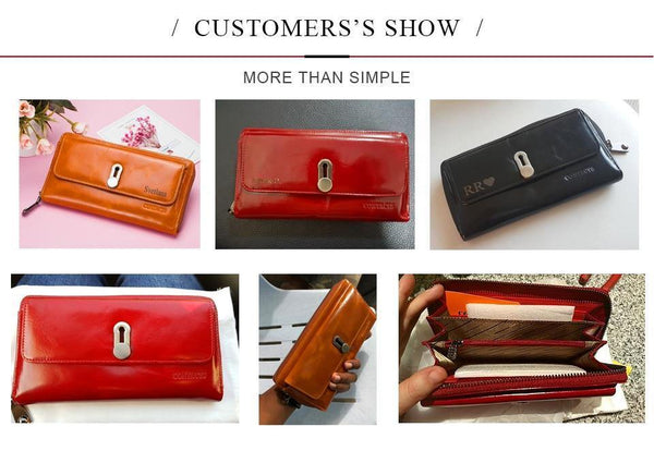 Planet Gates Genuine Leather Clutches Women Bag Coin Purse Handbag Passport Cover Long Wallets Fashion Card holder Wallet