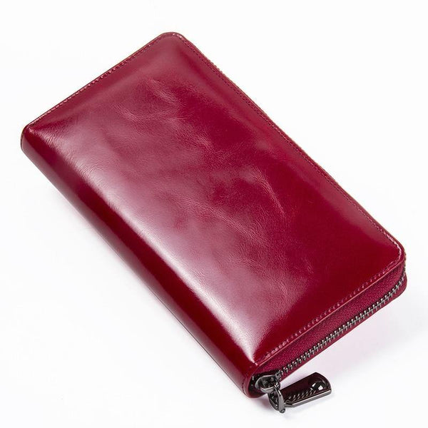 Planet Gates Genuine Leather Clutches Women Bag Coin Purse Handbag Passport Cover Long Wallets Fashion Card holder Wallet
