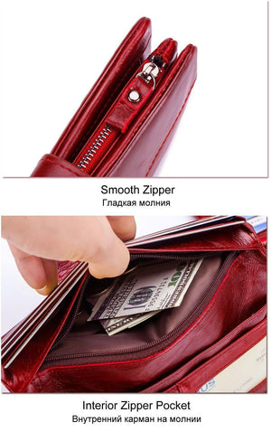 Planet Gates Genuine Leather Coin Purse Women Wallet Female Carteras Handy Clutch Portomonee Partmone Phone Bag Cuzdan