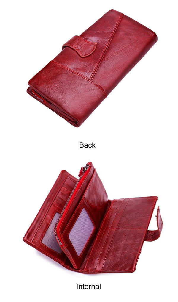 Planet Gates Genuine Leather Coin Purse Women Wallet Female Carteras Handy Clutch Portomonee Partmone Phone Bag Cuzdan