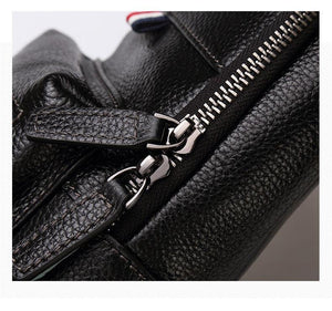 Planet Gates Genuine Leather Crossbody Bag Waterproof Men's Bags Small Single Shoulder Strap Chest Pack Leather Travel Bag N2666