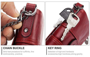 Planet Gates Genuine Leather Free Engraving Quality Wallet Women Crazy Horse Wallets Coin Purse Short Male Mini Money Bag Girls