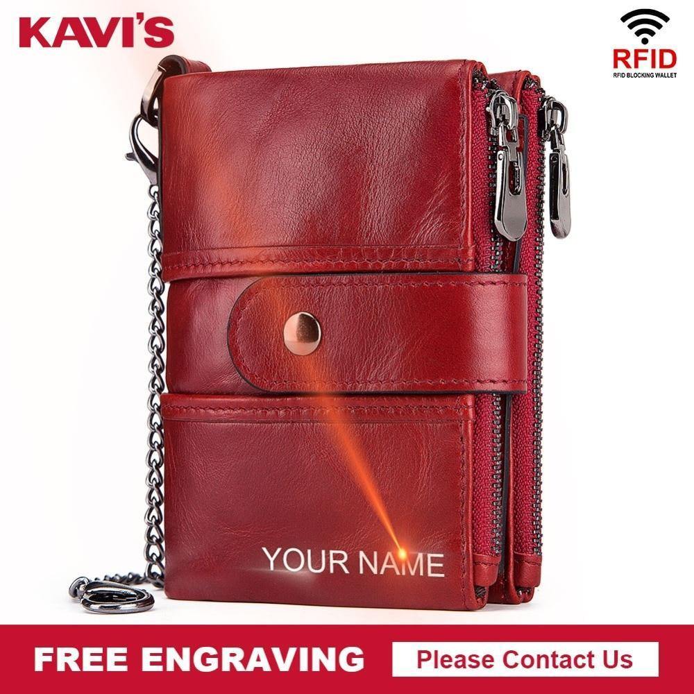 Planet Gates Genuine Leather Free Engraving Quality Wallet Women Crazy Horse Wallets Coin Purse Short Male Mini Money Bag Girls